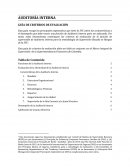 GUÍA DE CRITERIOS DE EVALUACIÓN.