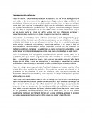 Fases en la vida del grupo.