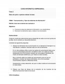 Comunicación y tipos de sistemas de información