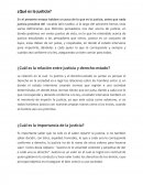 Cuestionario sobre la justicia