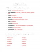 Trabajo De Informática TALLER PROCESOS TECNOLOGÍCO