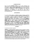 Acuerdo de pago