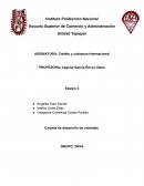 Credito y cobranza internacional.