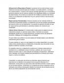 Influencia de la Musculatura Perioral