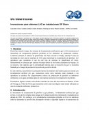 Innovaciones para sistemas LAG en instalaciones Off Shore