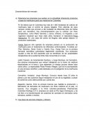 Características del mercado.