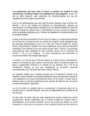 Los argumentos que hace valer la actora no pueden ser materia de esta controversia ni tampoco deben ser analizados por esa juzgadora