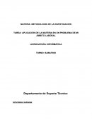 APLICACIÓN DE LA MATERIA EN UN PROBLEMA DE MI ÁMBITO LABORAL