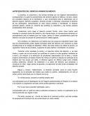 ANTECEDENTES DEL DERECHO AGRARIO EN MÉXICO.