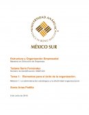 Elementos para el éxito de la organización.