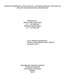 DISEÑO EXPERIMENTAL APLICADO EN LA OPTIMIZACIÓN DEL PROCESO DE INFLADO DE GLOBOS PARA DECORACIÓN