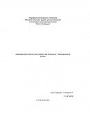 Administración de recursos materiales y financieros