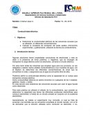 Laboratorio de Química General II Informe de laboratorio # 01 Conductividad eléctrica