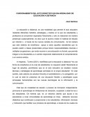 FUNCIONAMIENTO DEL ACTO DIDÁCTICO EN UNA MODALIDAD DE EDUCACIÓN A DISTANCIA