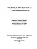 CARACTERIZACIÓN DEL PROCESO PRODUCTIVO DEL EJE DE TRASMISIÓN Nº3 EN ALUMINIO AISI/SAE 2024 EN LA EMPRESA MERALMECANICOS IRON SAS.
