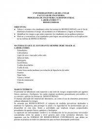 PROGRAMA DE INGENIERIA AGROINDUSTRIAL LABORATORIO N° 1. Página 1