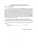 Autorizacion para evidencias.