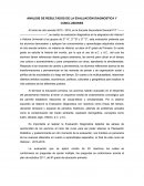 ANÁLISIS DE RESULTADOS DE LA EVALUACIÓN DIAGNOSTICA Y CONCLUSIONES