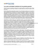 Las cuatro actividades medulares de los grandes gerentes.