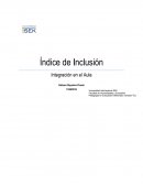Índice de Inclusión Integración en el Aula