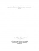 RESUMEN MÉTODOS Y TÉCNICAS DE INVESTIGACION SOCIAL