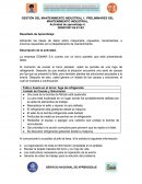 GESTIÓN DEL MANTENIMIENTO INDUSTRIAL 1: PRELIMINARES DEL MANTENIMIENTO INDUSTRIAL.