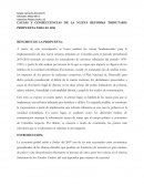 CAUSAS Y CONSECUENCIAS DE LA NUEVA REFORMA TRIBUTARIA PROPUESTA PARA EL 2016