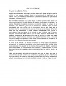 ¿Qué es la ciencia? Ensayo