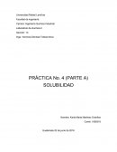 Laboratorio de Química II SOLUBILIDAD