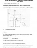 PRUEBA DE CONOCIMIENTOS ESPECÍFICOS PARA INSTALADORES ELÉCTRICOS