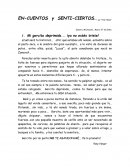 EN-CUENTOS y SENTI-CIERTOS... 1. Mi garcita deprimida... ¡ya no estés triste!.