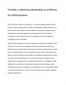 Familias y relaciones patriarcales en el mexico de hoy.