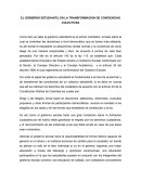 EL GOBIERNO ESTUDIANTIL EN LA TRANSFORMACION DE CONCIENCIAS COLECTIVAS.
