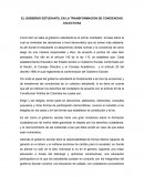 EL GOBIERNO ESTUDIANTIL EN LA TRANSFORMACION DE CONCIENCIAS COLECTIVAS.