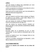 Julio ramono ribeyro.