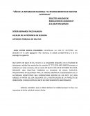 SOLICITUD: NULIDAD DE RESOLUCION DE SANSION N° 271-2014-MPS-GM/GR