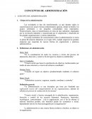 Conceptos de Administración ¡Venga tu Reino!