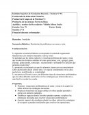 Planificación de situaciones problemáticas para 3 grado.