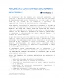 Aeroméxico como empresa Socialmente Responsable.