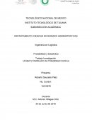 Distribuciones continúas de probabilidad.