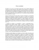 Tema- El ser y su entorno.