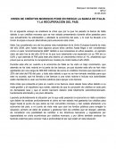 CRISIS DE CRÉDITOS MOROSOS PONE EN RIESGO LA BANCA DE ITALIA Y LA RECUPERACIÓN DEL PAÍS.