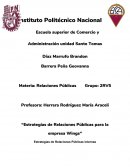 Estrategias de relaciones publicas internas.