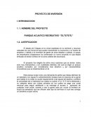 PARQUE ACUATICO RECREATIVO “TILTOTOTL”