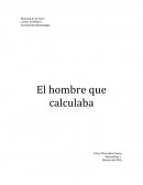 El hombre que calculaba - resumen.
