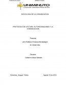 SOCIOLOGIA DE LA COMUNICACION PROTOCOLO DE LECTURA: EL FUNCIONALISMO Y LA COMUNICACION