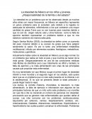 La obesidad de México en los niños y jóvenes. ¿Responsabilidad de la familia o del estado?