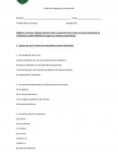 Prueba de Lenguaje y comunicación prueba de EL TERROR