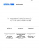 Calibracion de valvulas de control.