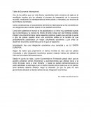 Taller de Economía Internacional.